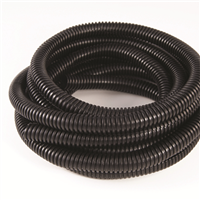 1/2" I.D. Black Split Loom Flex-Guard Tubing 7 Ft