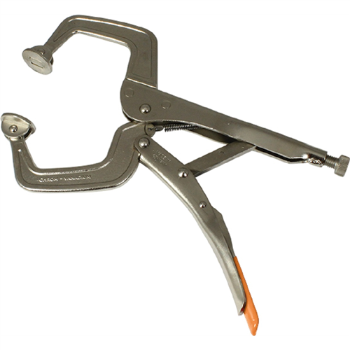11in C Clamp Locking Pliers w/ Movable Jaws