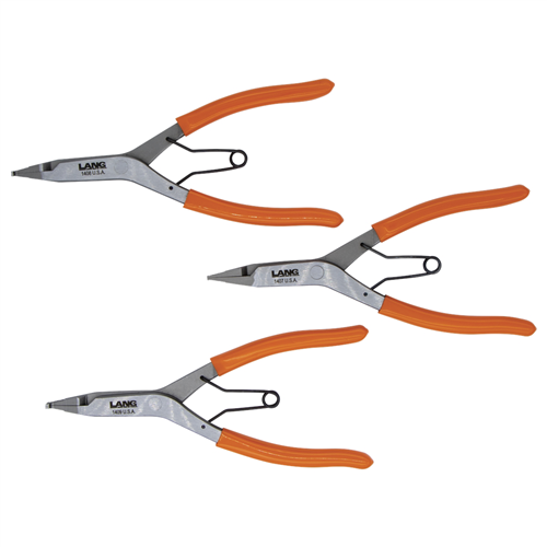 3pc. Lock Ring Pliers Set