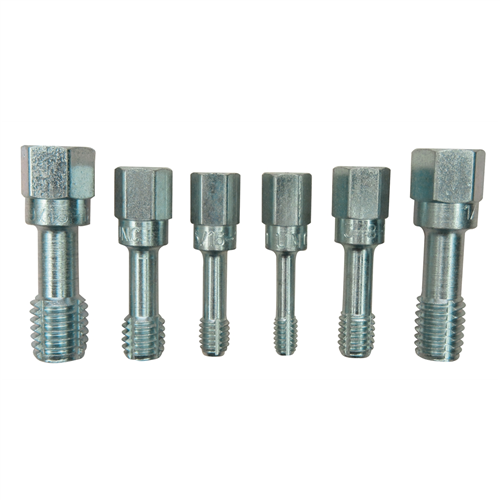 6 Piece SAE Coarse Thread Restorer Tap Set