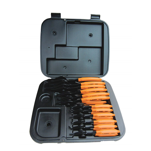 12 Piece Combination Interior/Exterior Retaining Ring Pliers Set