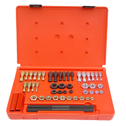 Fractional SAE and Metric Thread Restorer 48-Piece Kit