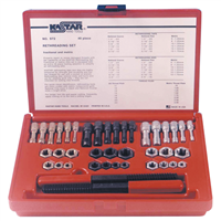 40 Piece Fractional and Metric Thread Restorer Kit