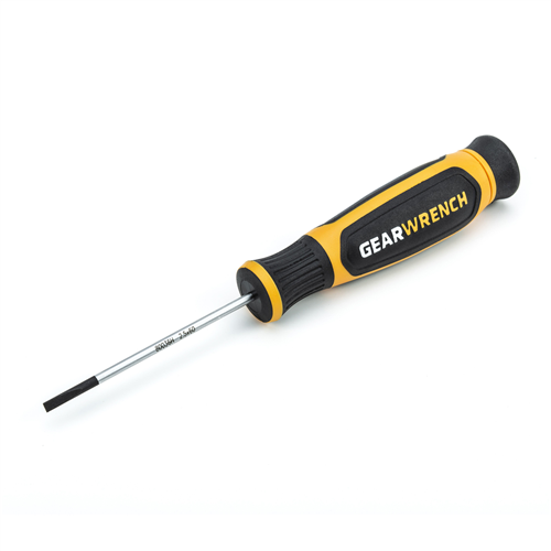 Gearwrench 80036H 2.5Mmx60Mm Mini Slotted Dual Material Screwdriver