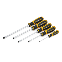 Gearwrench 80053H 5 Pc. Slotted Dual Material Screwdriver Set