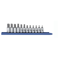 12-Piece 3/8" Drive Metric Hex Bit Socket Set