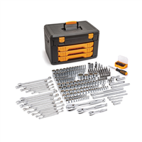 Gearwrench 243-Piece 1/4, 3/8, 1/2 in. Drive 12-Point Socket & Tool Set