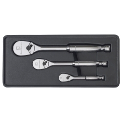 3-Piece 84-Tooth Full Polish Ratchet Set