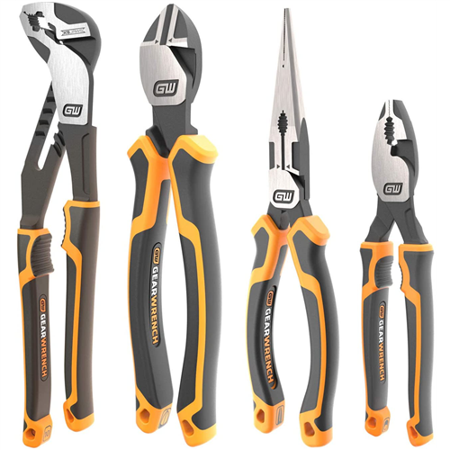 Gearwrench 82203C 4 Pc Mixed Dual Material Pliers Set