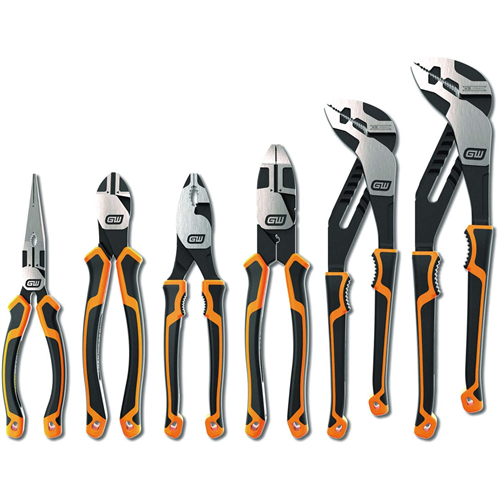 Gearwrench 82204C 6 Pc Mixed Dual Material Pliers Set