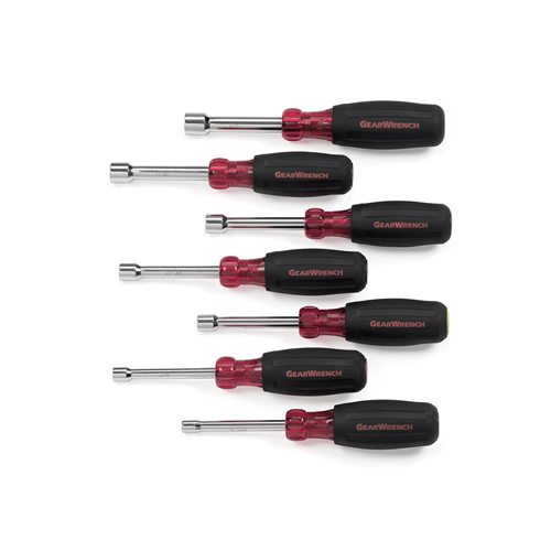 Gearwrench 82765 7 Pc Sae Nut Driver Set Hollow Shaft