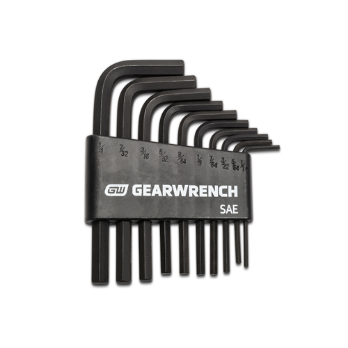 Gearwrench 83500 10Pc Sae Short Arm Hex Key Set