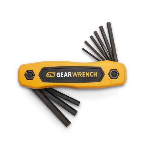 Gearwrench 83509 9Pc Sae Folding Hex Key Set
