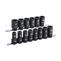 14PC 3/4IN DR 6 PT Deep Impact Metric Socket Set