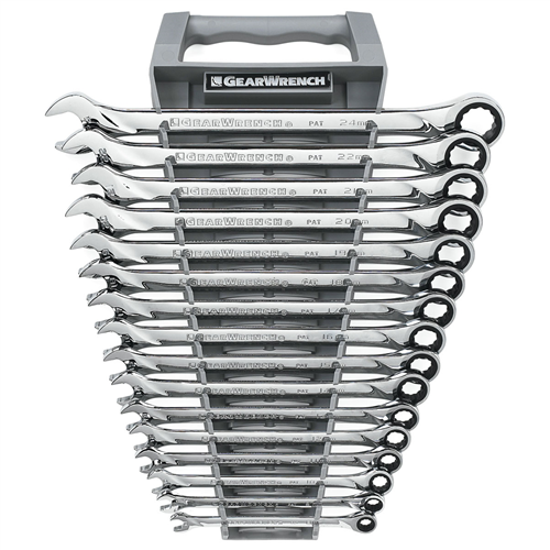 16-Piece Metric XL Combination Ratcheting GearWrench Set