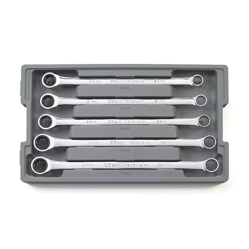 5-Piece GearBox Metric Add On Double Box Ratcheting Wrench Set