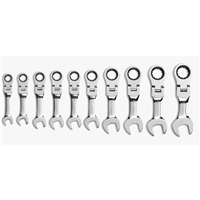 10-Piece Metric Stubby Flex GearWrench Set