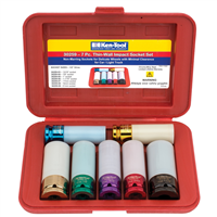 Ken-tool 30259 7 pc. 1/2" Drive 6PT Thin Wall Impact Socket Set