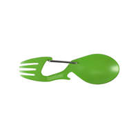 KershawÂ® Spoon, Fork, Bottle Opener & Carabiner Green