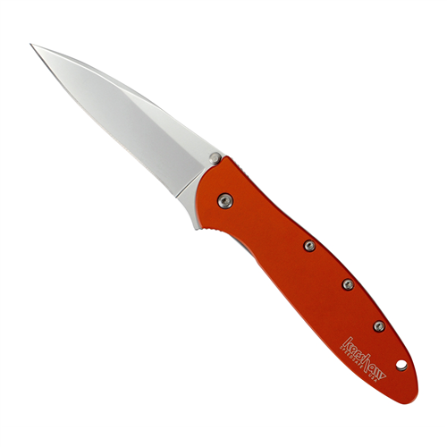 LEEK ORANGE FOLDING KNIFE