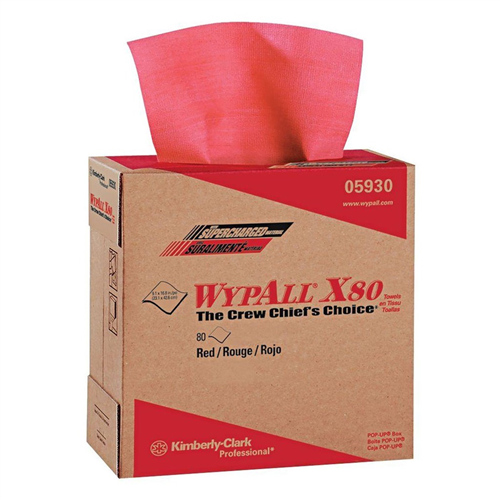 Kimberly ClarkÂ® WypAllÂ® X80 ShopPro Cloth Towels, 80 ct.