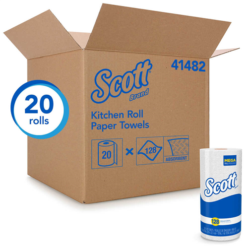 Kimberly-Clark Pro ScottÂ® Kitchen Roll Towels (20 Rolls/Case)