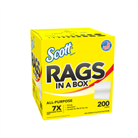 Scott Rags in a Box, 10 in. x 14 in. (200 ct.)