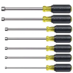 Klein Tools 7PC Magnetic Nut Driver Set 6" SHAFTS