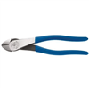 Klein Tools Pliers Diagonal Cutters-High Leverage Angle Head