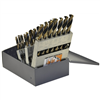 KnKut 26 Piece Jobber Length Drill Bit Set Letters A-Z