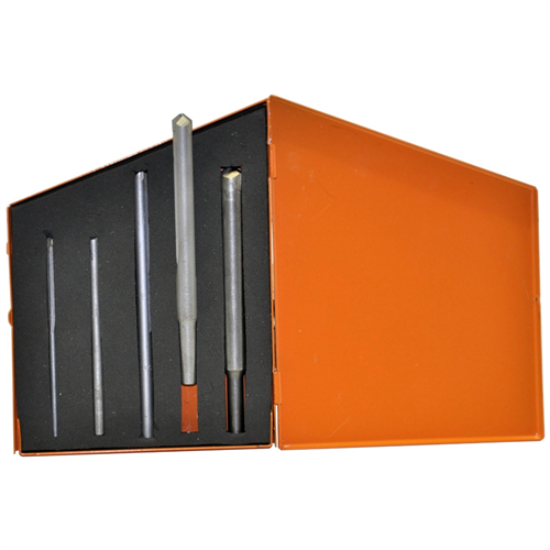 KnKut 5 Piece Carbide Tipped Hard Steel Drill Bit Set