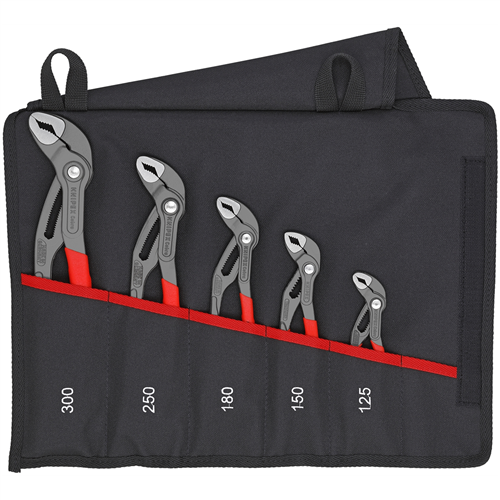 Knipex 5-Piece COBRA PLIERS SET in. TOOL POUCH