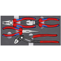 Knipex 002001V15 Knipex 4-Piece Basic Pliers Set