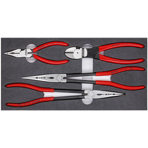 Knipex 002001v16 Knipex 4-Piece Automotive Pliers Set