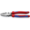 Knipex High Leverage Linesman New England Comfort Grip w/ Tape Puller & Crimper - Tethered Attachment