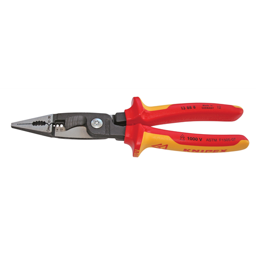 Knipex 13888Us Elec. Instltn Pliers-1000V Insltd 1214 Awg