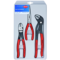 Knipex 3-Piece Plier Set with 10 in. Cobra
