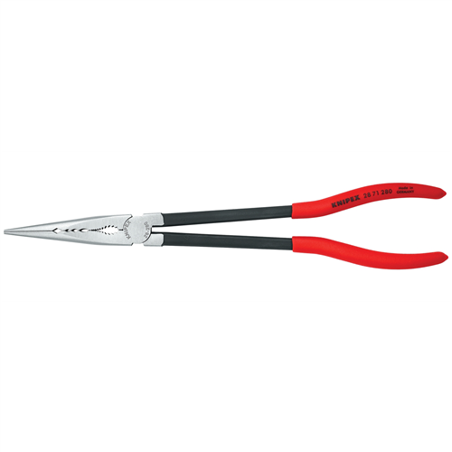 Knipex 11 in. Extra Long Needle Straight Nose Pliers