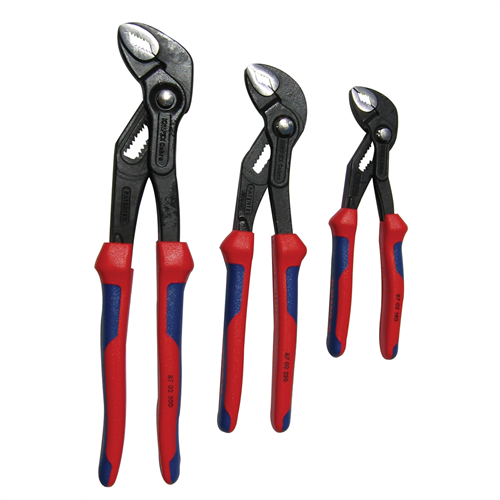 Knipex 3-Piece Cobra Plier Set