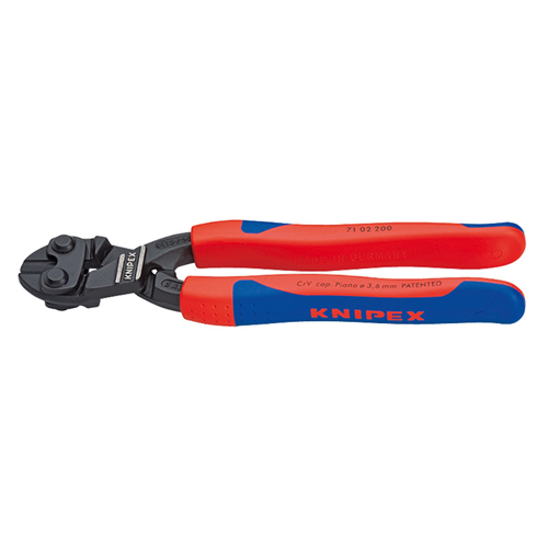 Knipex 8 in. CoBolt Compact Bolt Cutter with Slim Multi-Component Grips