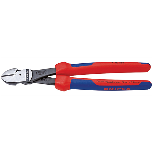 Knipex 7 in. Ultra High Leverage Ergo Grip Diagonal Cutter Pliers