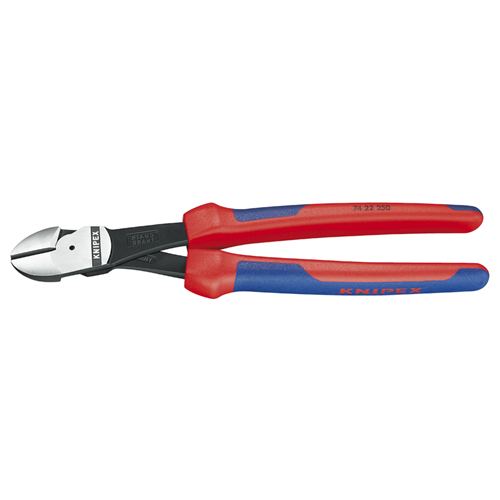 Knipex 10 in. Ultra High Leverage Diagonal Pliers With 12 Degree Curved Head