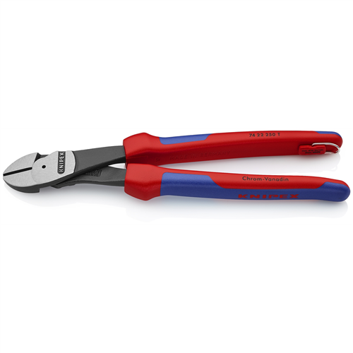 Knipex High Leverage Angled Diagonal Cutting Pliers - Tethered Attachment