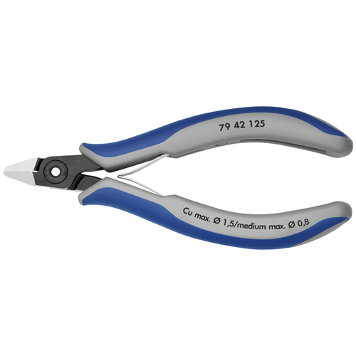 Knipex 5 in. Precision Electronics Diagonal Cutters-ESD-Comfort Grip