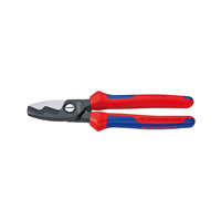 Knipex Cable Shears with Twin Cutting Edge and Multi-Component Grips