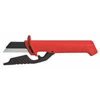 Knipex 9856 Cable Knife W/Guard-1000V Insltd