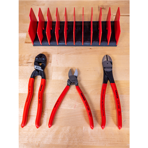 Knipex 9K 00 80 137 Us 3-Pc Cutting Pliers Set  Free 10-Pc Tool Holder