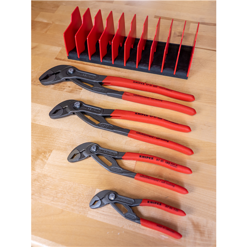 Knipex 9K 00 80 138 Us 4-Pc Cobra? Pliers Set  Free 10-Pc Tool Holder