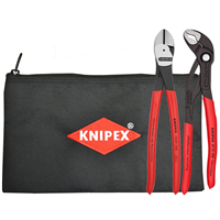 Knipex 2-Piece Pliers Set 10 in. with Keeper Pouch