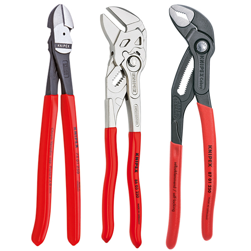 Knipex 3-Piece 10 in. Pliers Set